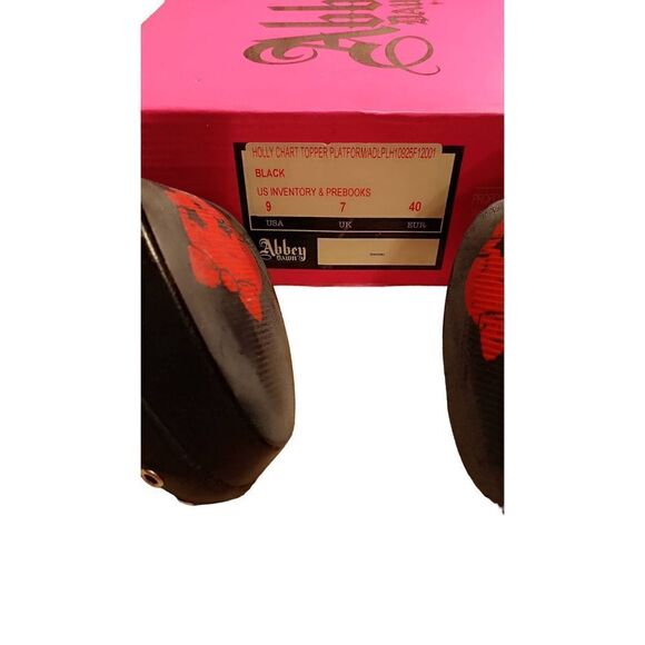 NIB Abby Dawn platform heels black great look - Picture 9 of 11